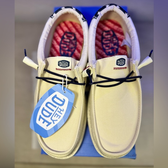 Hey Dude Other - Hey Dude Wally Americana Stars & Stripes – Men’s 8 NWT